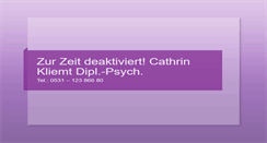 Desktop Screenshot of dr-kliemt.de